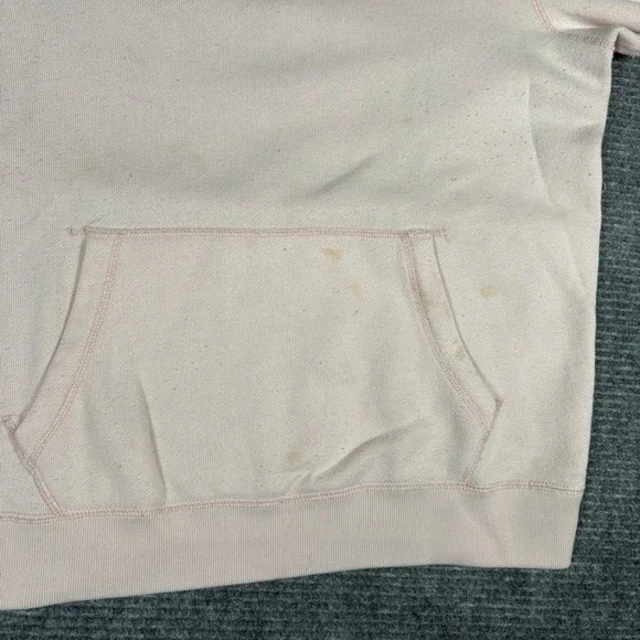 Abercrombie Fitch Womens Light Pink Soft Fleece Hoodie Sweatshirt Size M - Picture 4 of 8